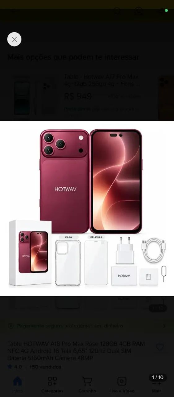 Celular Hotwey 
