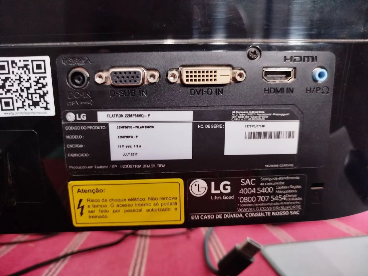 Monitor LG 23 POLEGADAS 75hz modelo - flatron 22MP58VQ-P - Foto 5