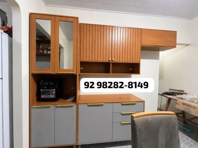 ARMARIO DE COZINHA COM VIDRO REFLECTA