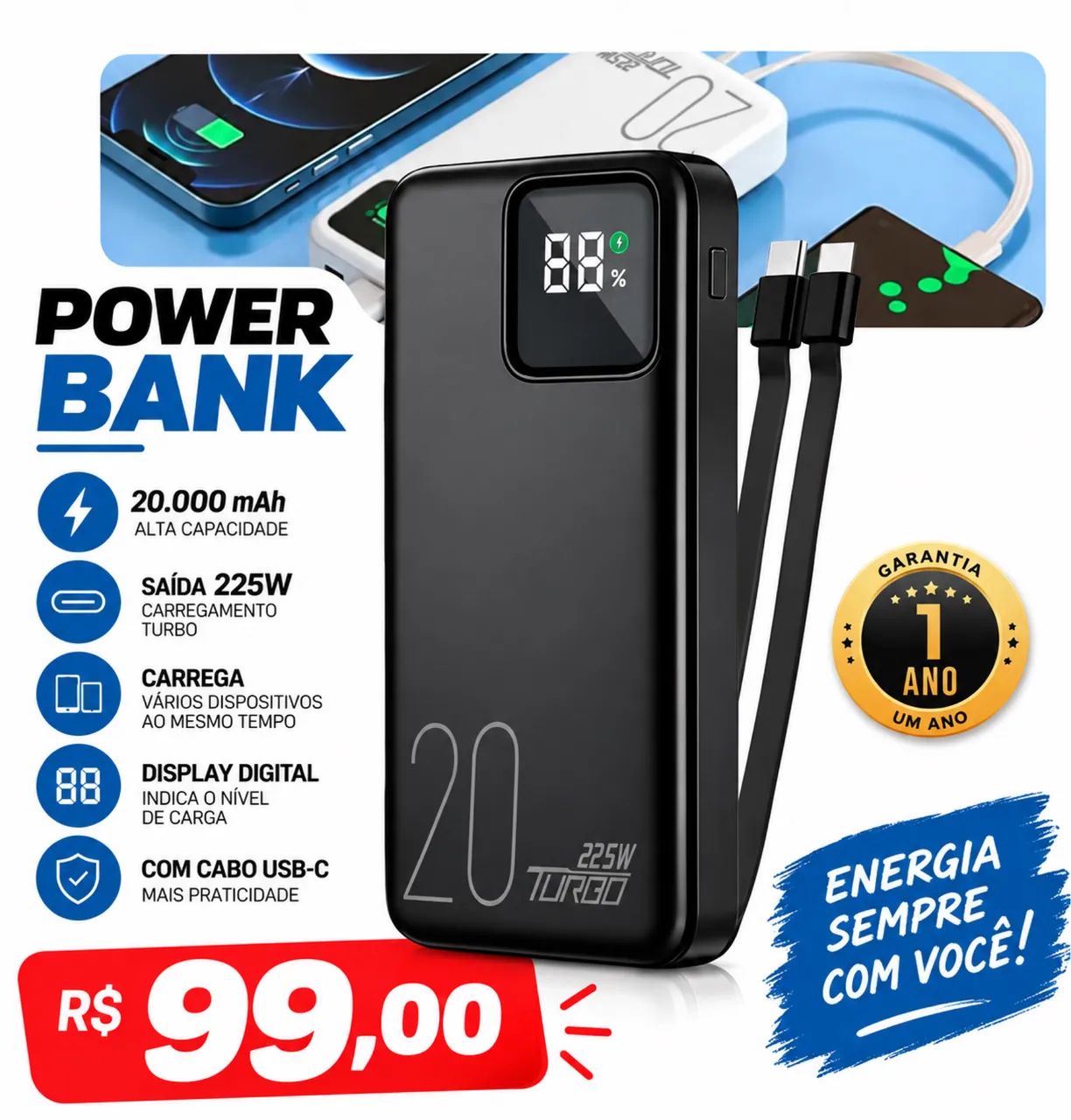 Carregador portátil 