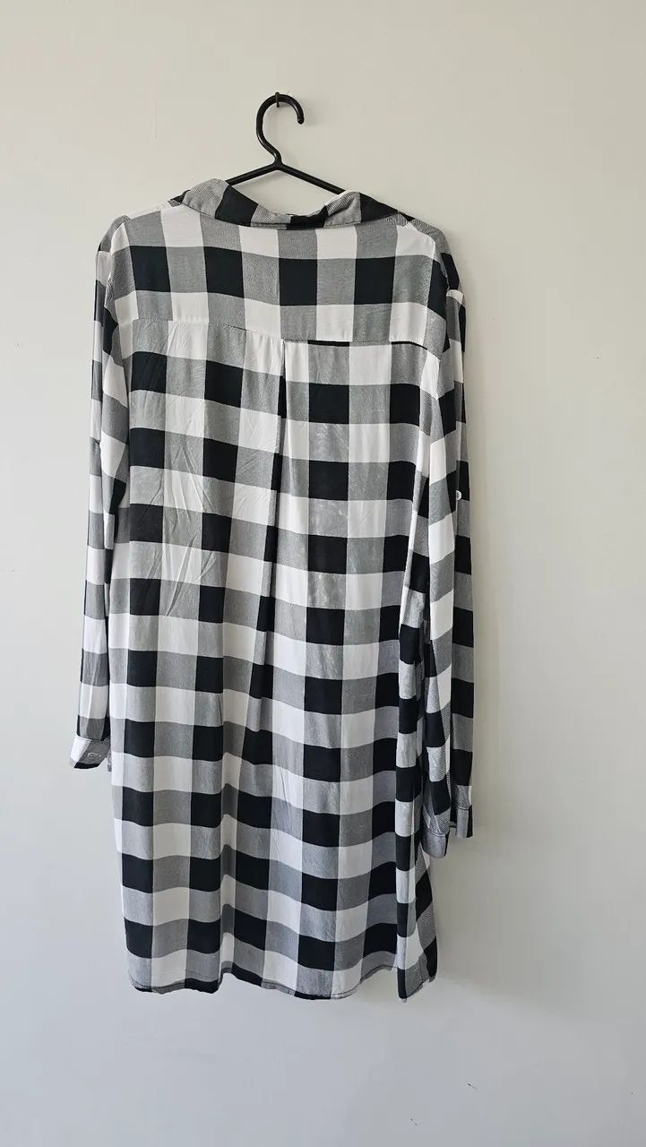Vestido quadriculada feminino G - Foto 2