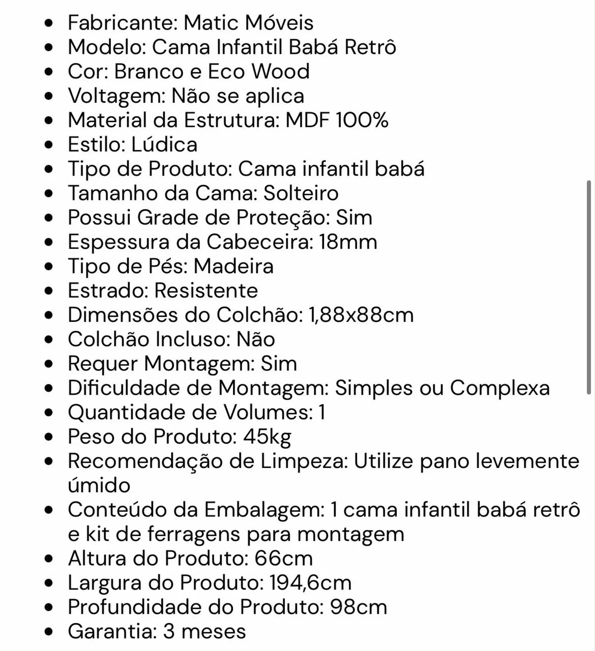 Cama retrô solteiro  - Foto 4