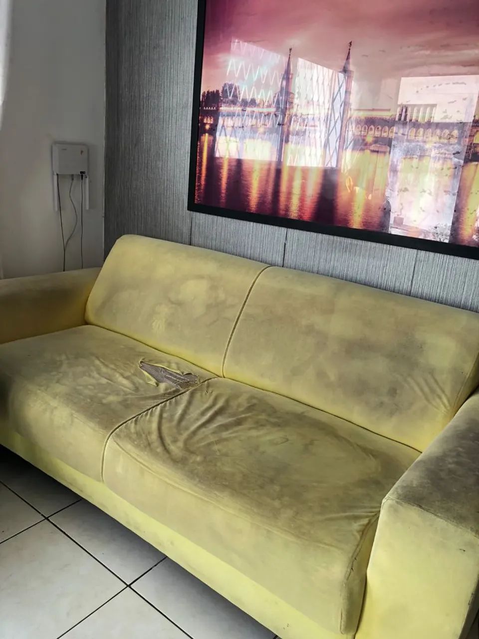 Sofá usado 