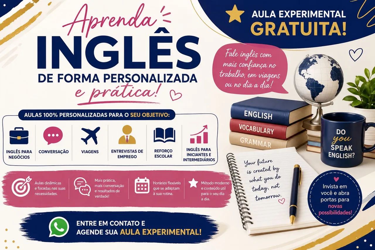 Aprenda Inglês de Forma Personalizada e Prática!