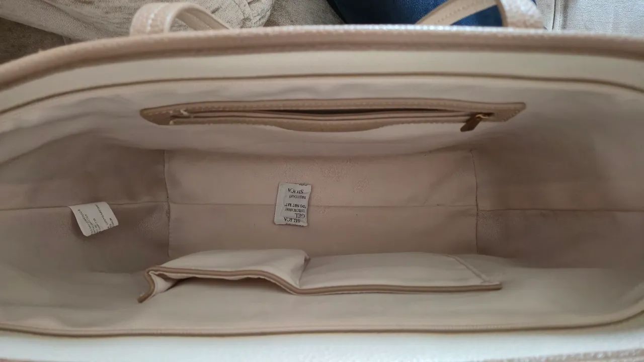 Bolsa bege Santa Lolla Original Nova! - Foto 3