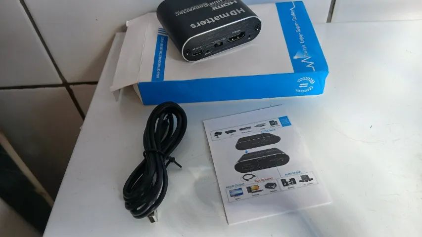 Extrator De Áudio Hdmi 4k Com Óptico E P2 Preto 5v - Foto 2