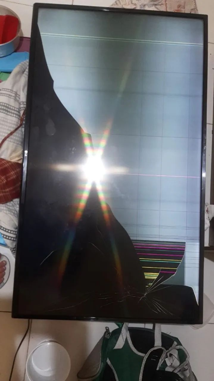Televisao smart quebrada