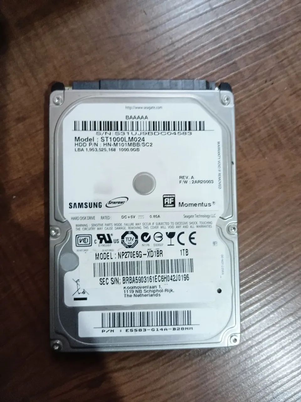 HD 1TB Samsung - Armazenamento - Olinda, Nilópolis 1503279739 | OLX