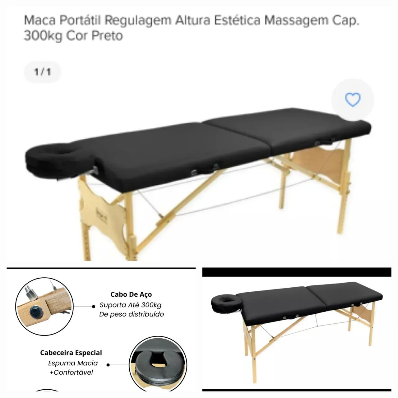 Vendo maca maleta aguenta até 300 kg