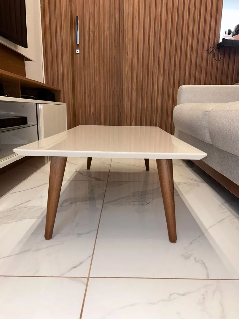 Mesa de centro off white 