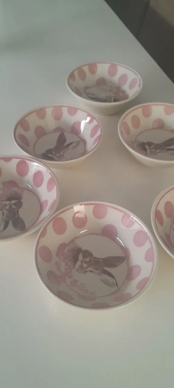 Bools de pascoa de porcelana 