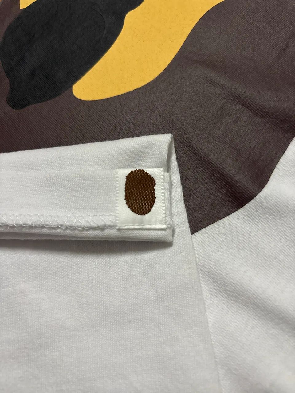 bape boss smoking ape head tee - white - Foto 5