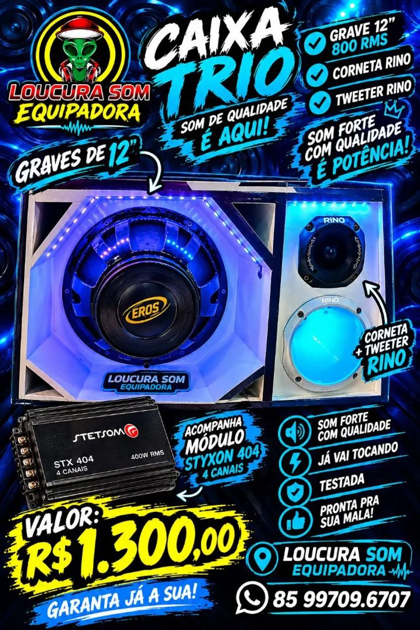 Caixa trio