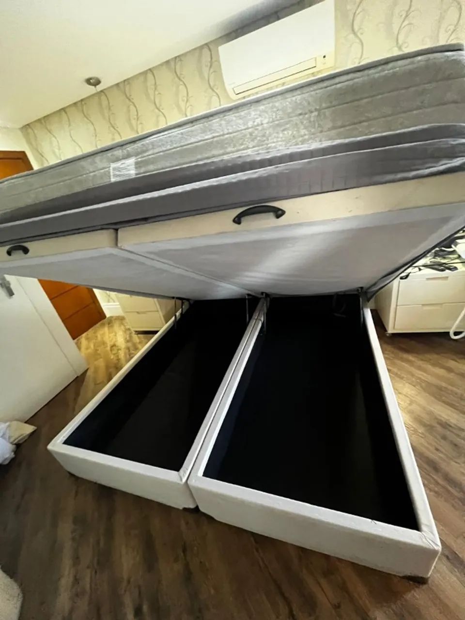 Cama KING Orthopur ortobom + BOX BAÚ  - Foto 2