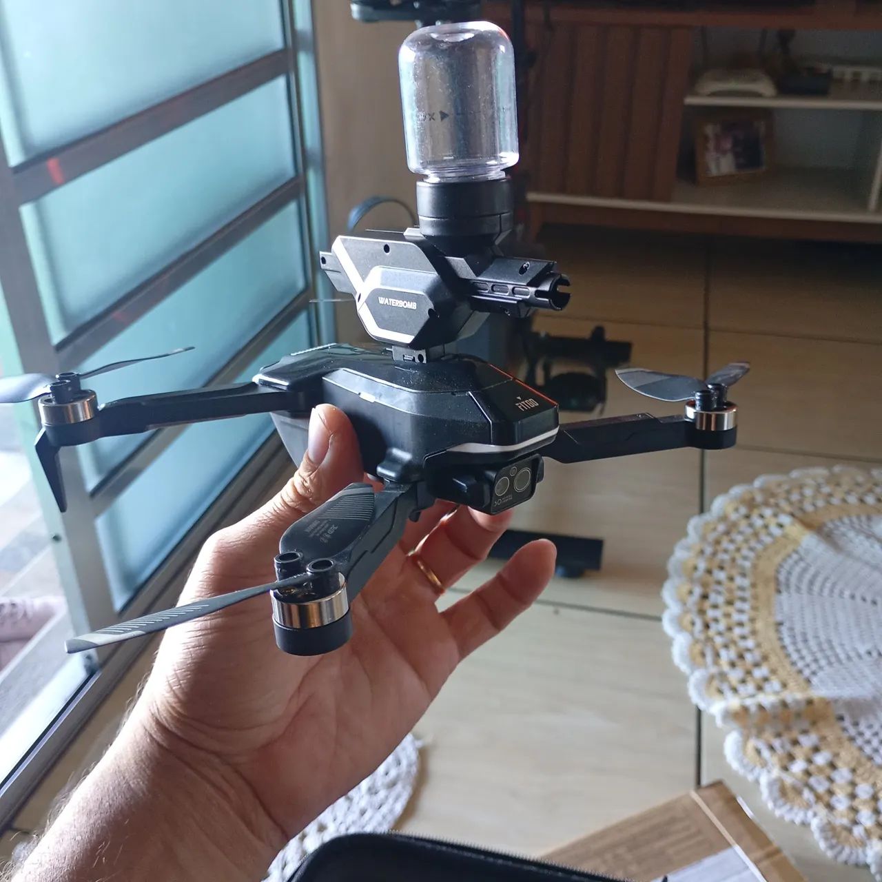 drone 4drc com lançador  - Foto 4