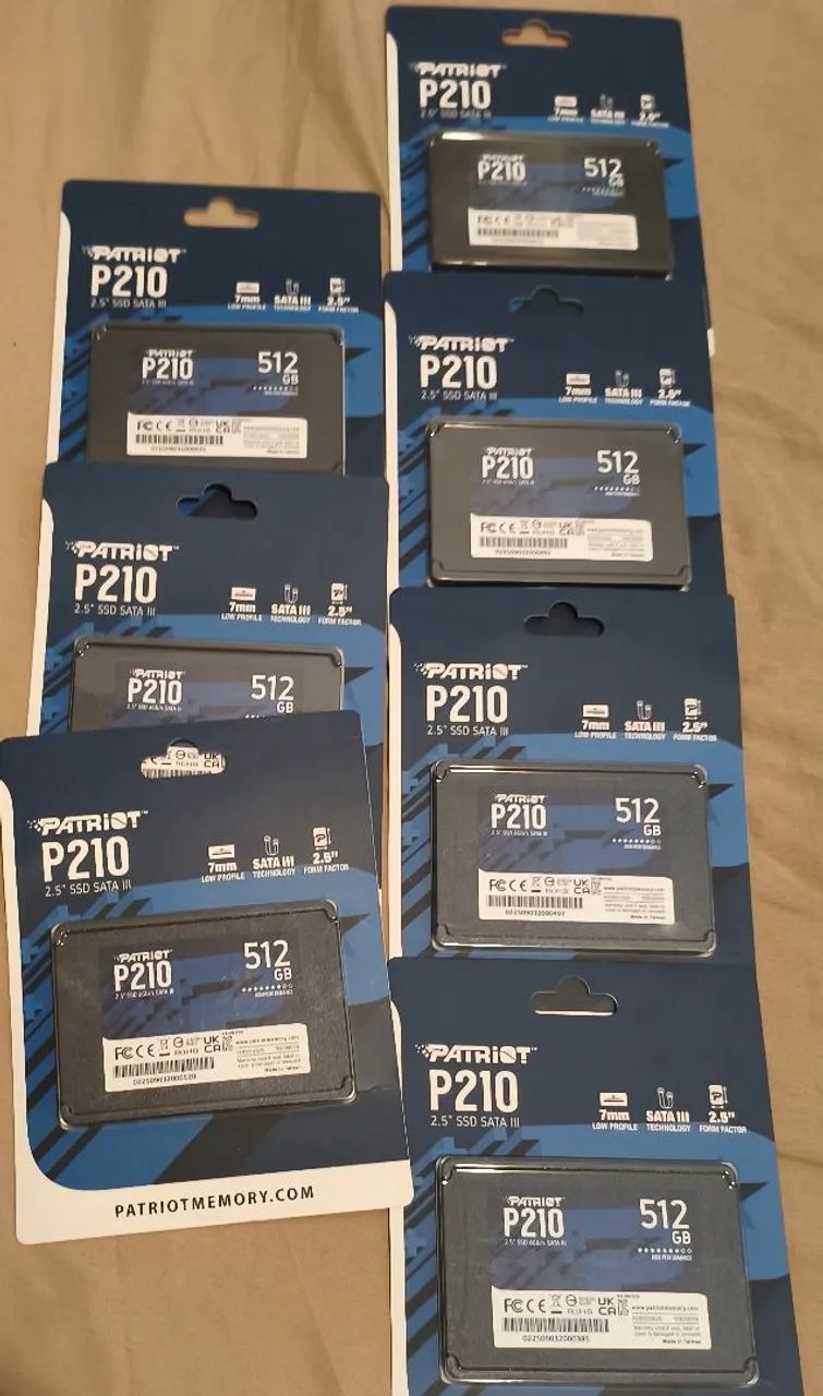 SSD Patriot P210 512 GB (valor da unidade) - Foto 3