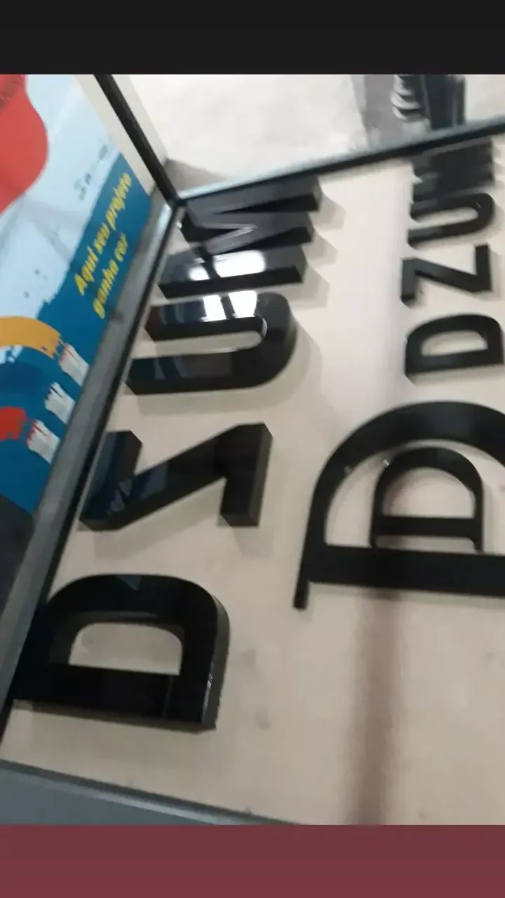 Letras caixa, acrílica e luminosas - Foto 2