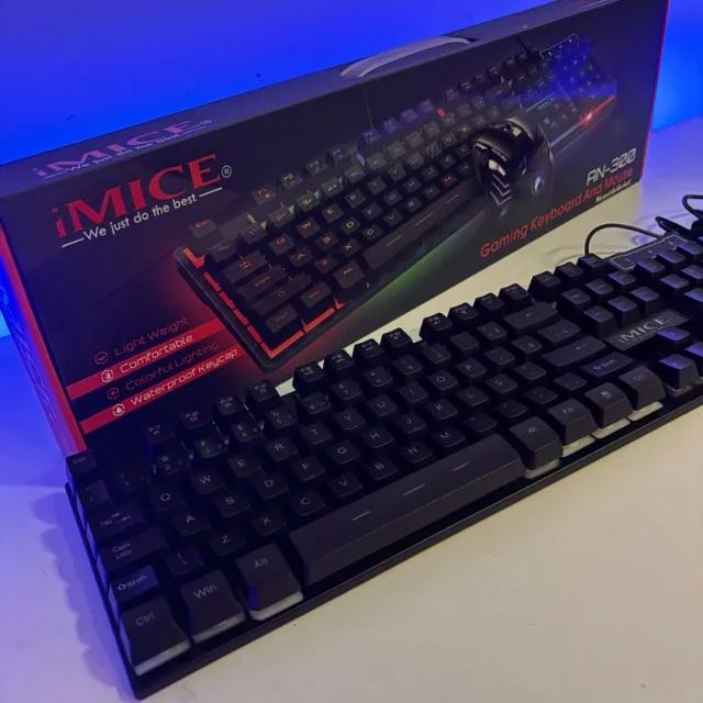 TECLADO GAMER COM FIO e MOUSE COM FIO  - Foto 4