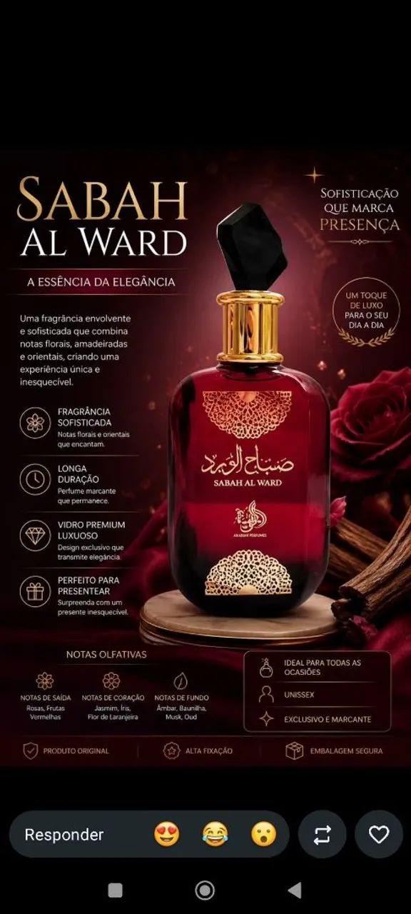 Perfume sabah sugar ORIGINAL 