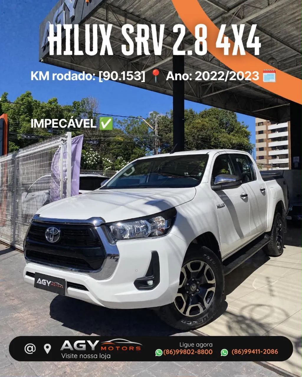 Toyota Hilux Hilux CD SRV 4x4 2.8 TDI Diesel Aut. 2023