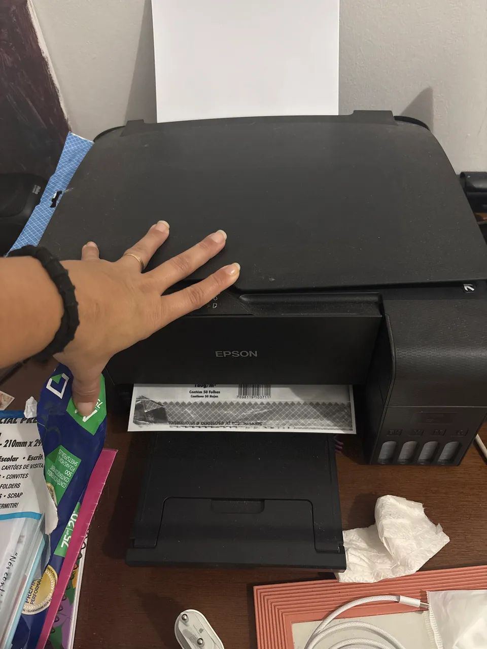 Vendo impressor tanque de tinta Epson l3150 - Foto 4