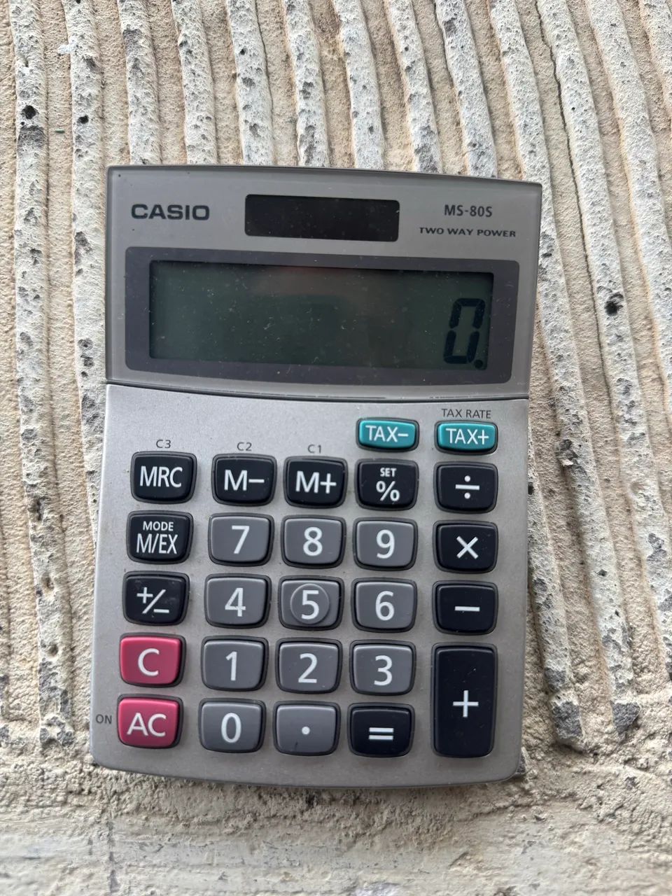 Casio Calculadora solar de impostos MS80 Desktop, 5.8