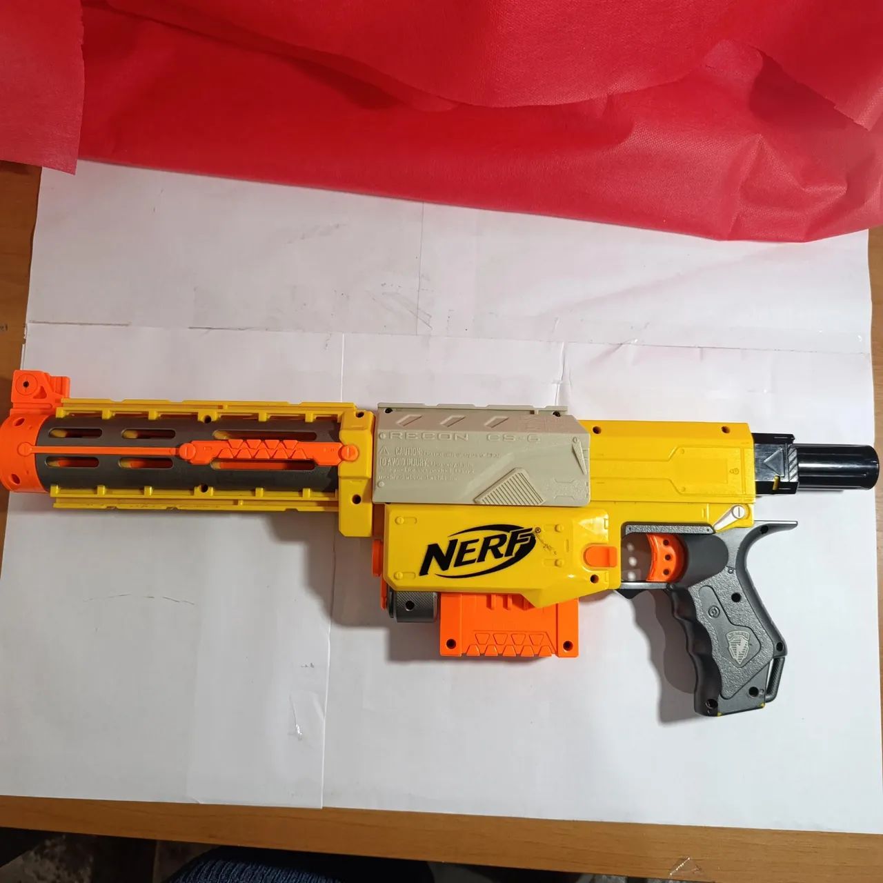 NERF N-Strike Recon CS-6 Amarela da Hasbro - Foto 4