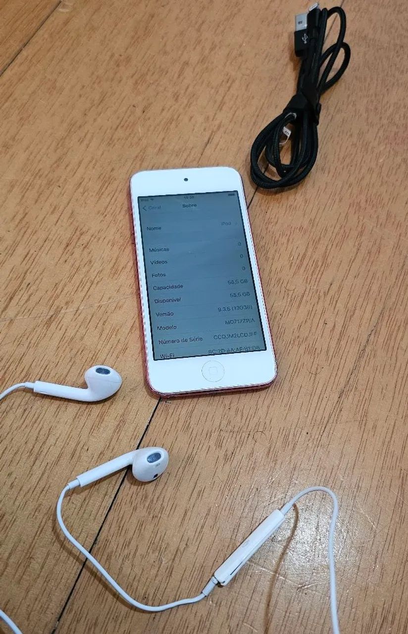 iPod Touch 5ª Geração 60GB Rosa Original Apple (MD717ZP/A) +