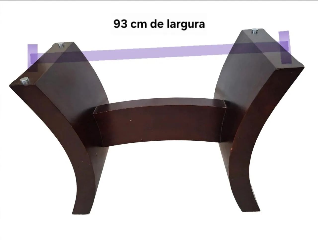 Suporte de mesa de vidro (para 6 lugares)