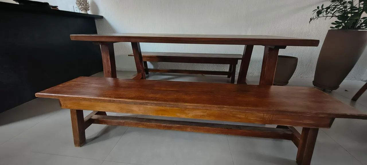 Conjunto de madeira  - Foto 2
