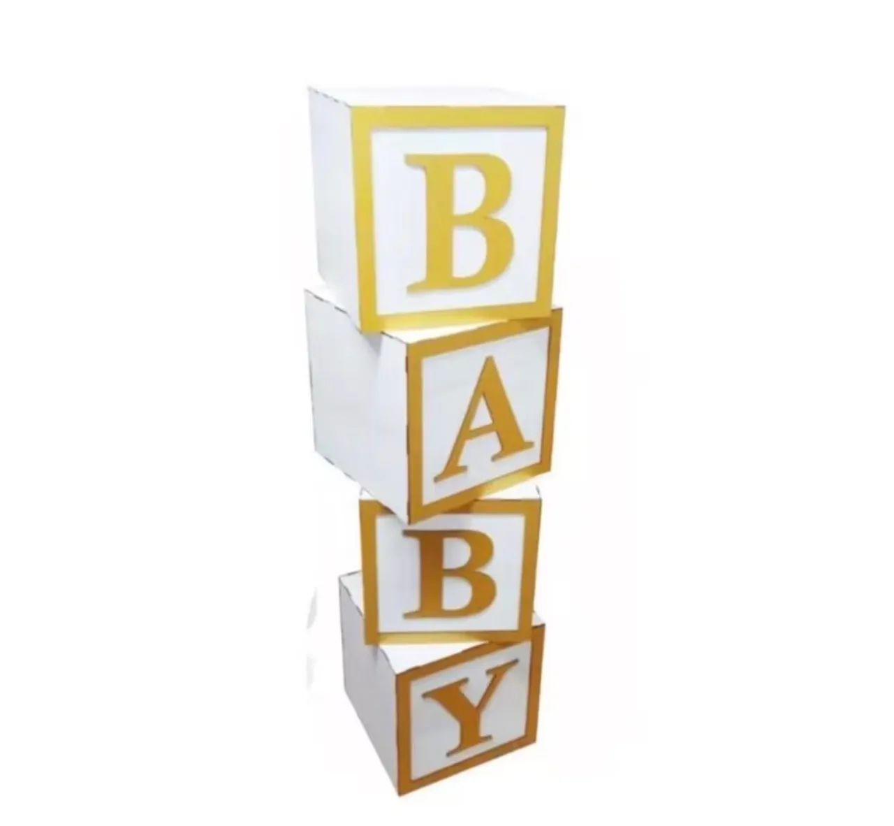 Cubos baby decoração 