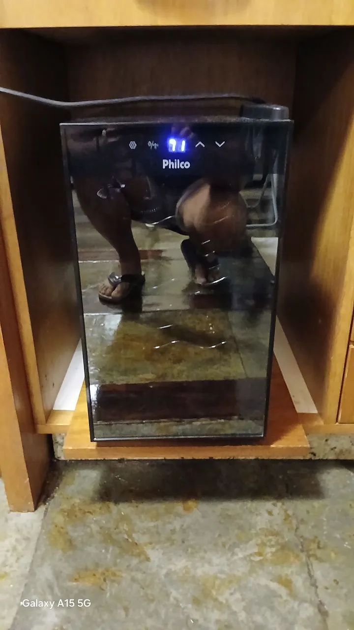 Adega com defeito não gela.