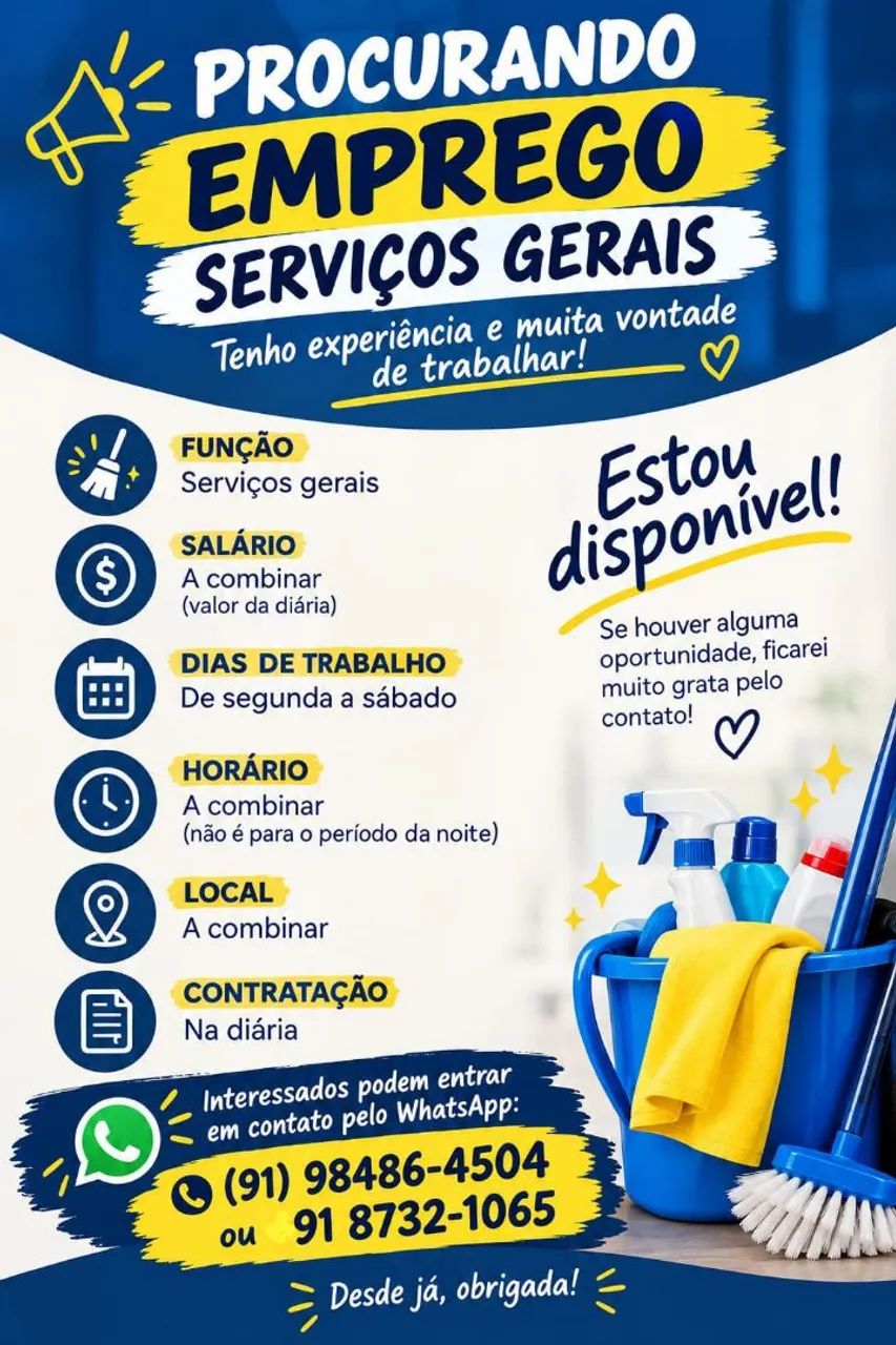 Serviços domésticos em geral 