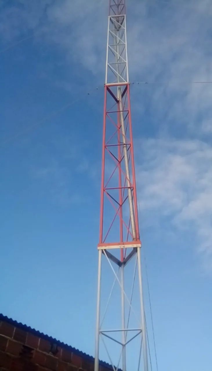 Torre de Ferro 12m - Internet, Rádio, Comunicação & Energia Solar!  - Foto 3