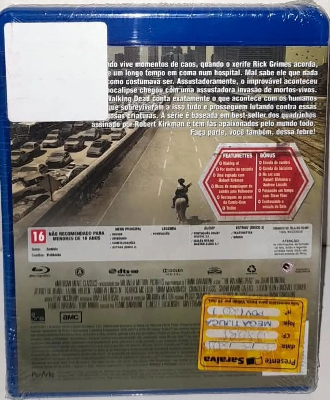 The Walking Dead - Box Blu-Ray Lacrado - 1ª Temporada Completa +