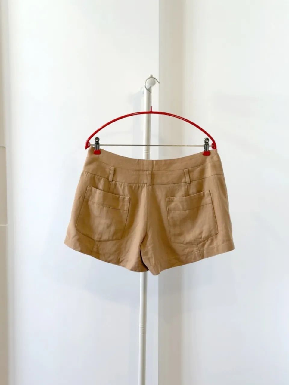 Short Animale linho caramelo 40 - Foto 3