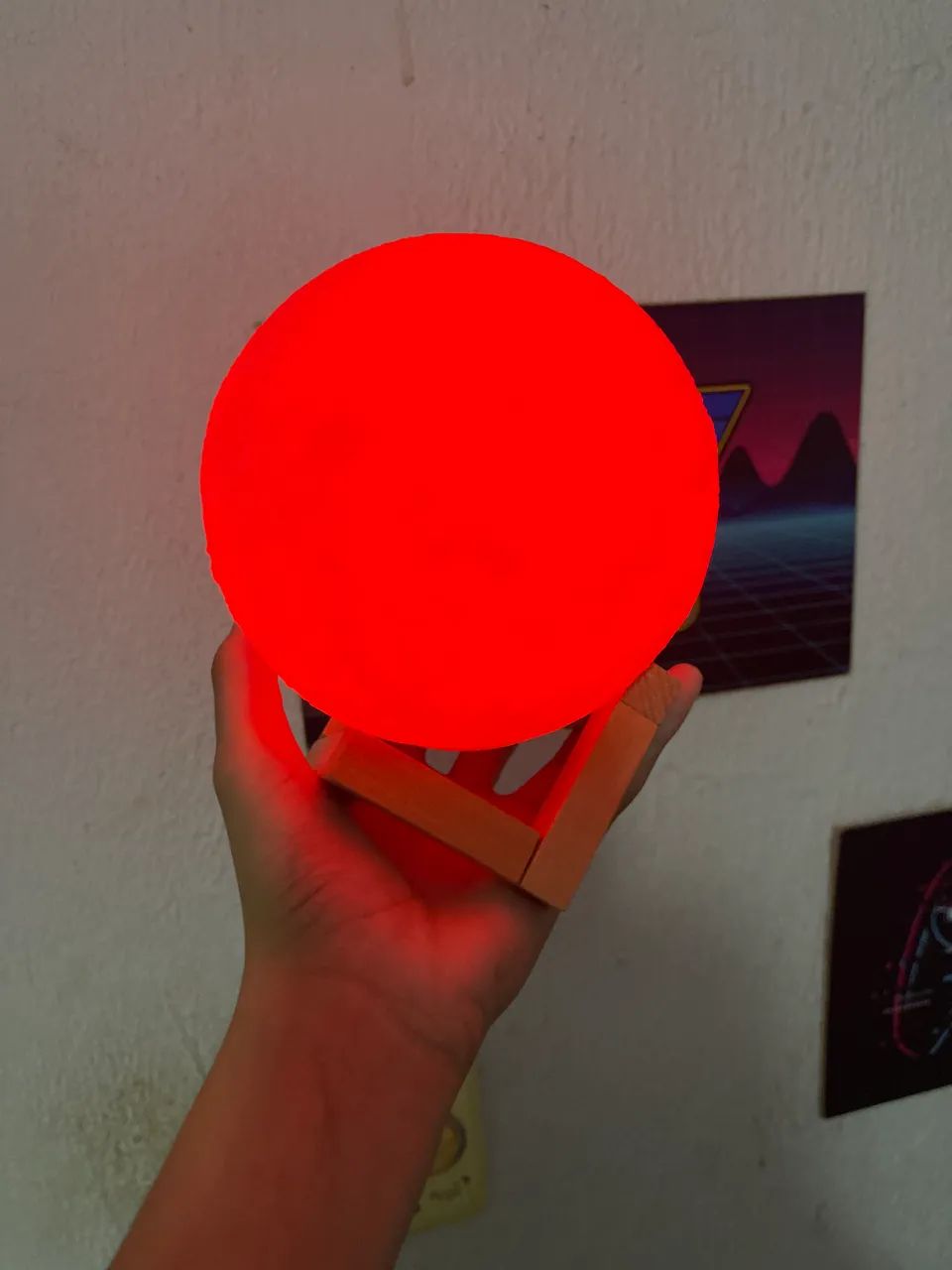 Luminária em formato de lua  - Foto 5