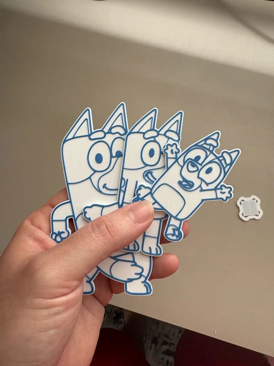Plaquinhas de Colorir Bluey  - Foto 3