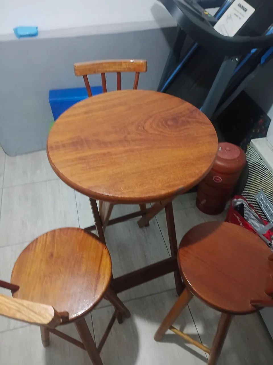 Mesa dobravel bistro e cadeiras  - Foto 2