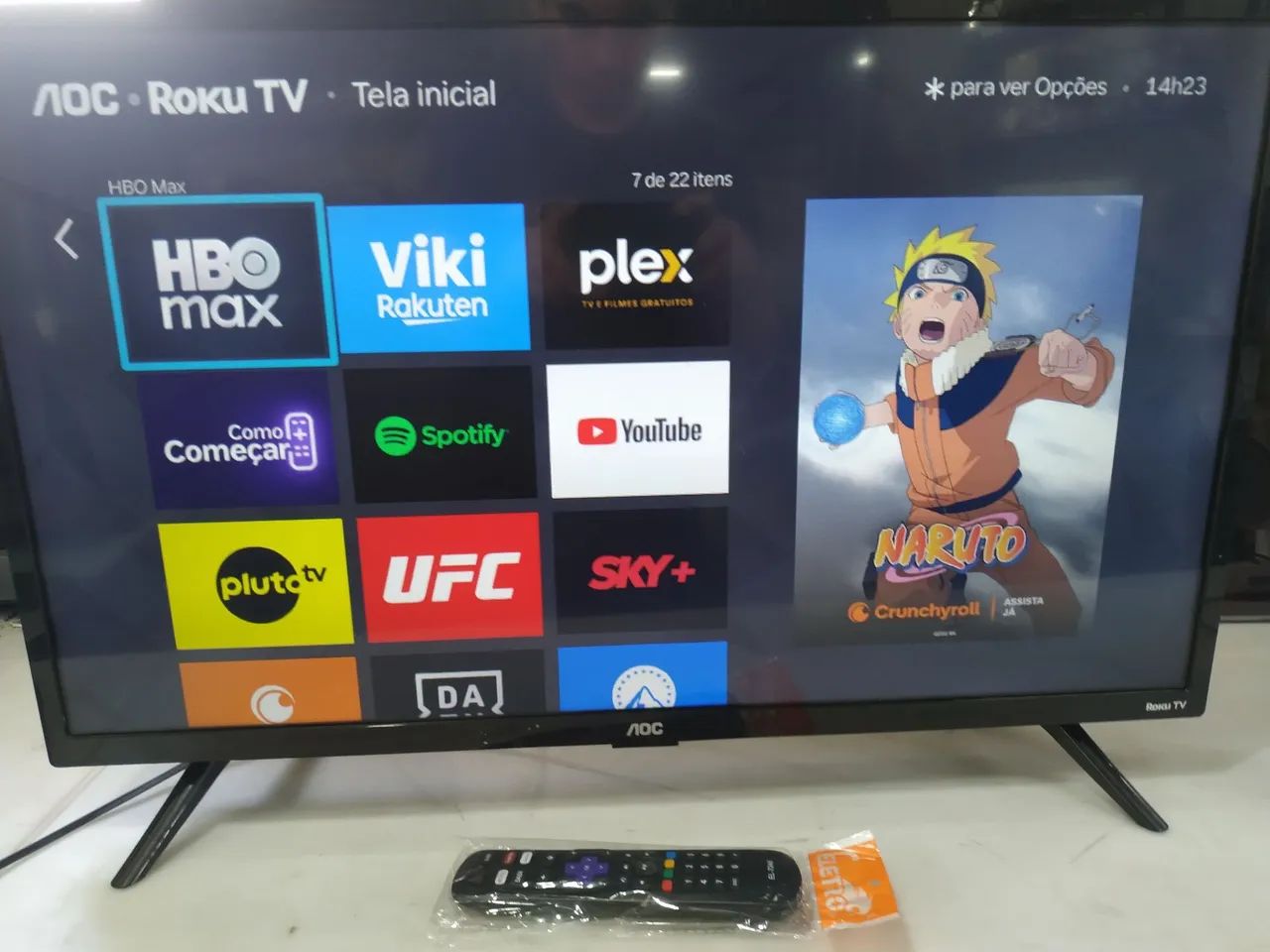 Tv AOC Roku Smart de 32 polegadas  - Foto 3
