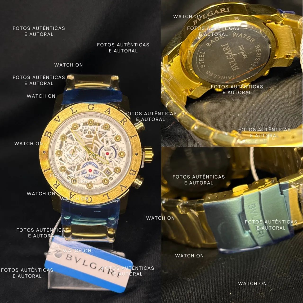 BVLGARI PEROLADO 100% FUNCIONAL 