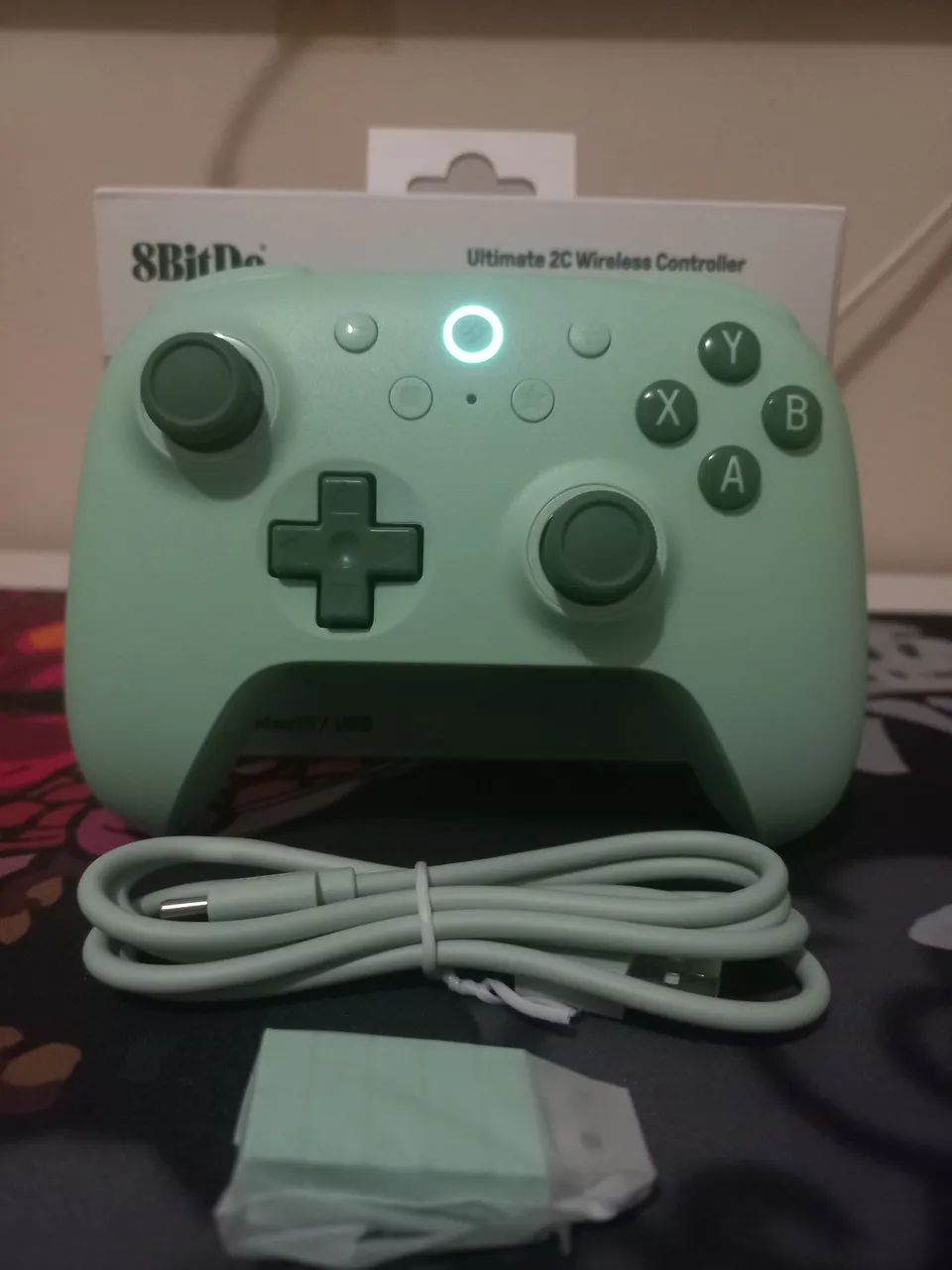 Controle 8BitDo Ultimate 2C verde (novo) - Foto 3