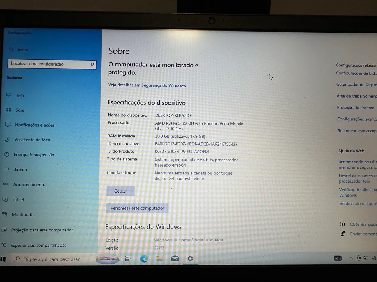 Notebook Lenovo Ryzen 5 - Foto 3