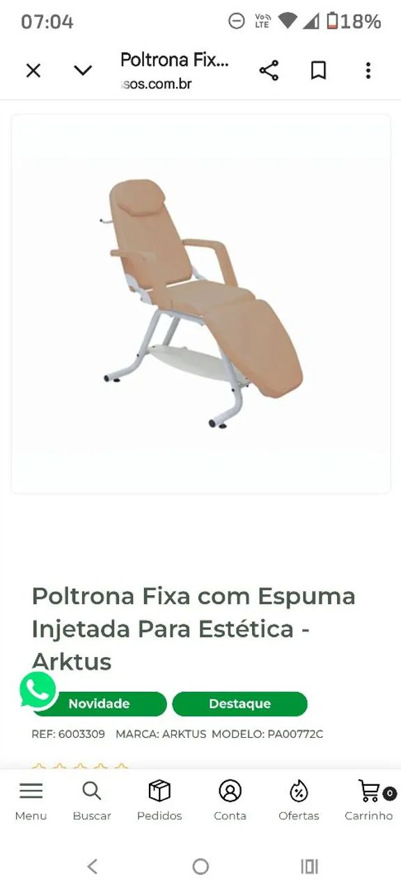 Maca para estética Arktus hidráulica 