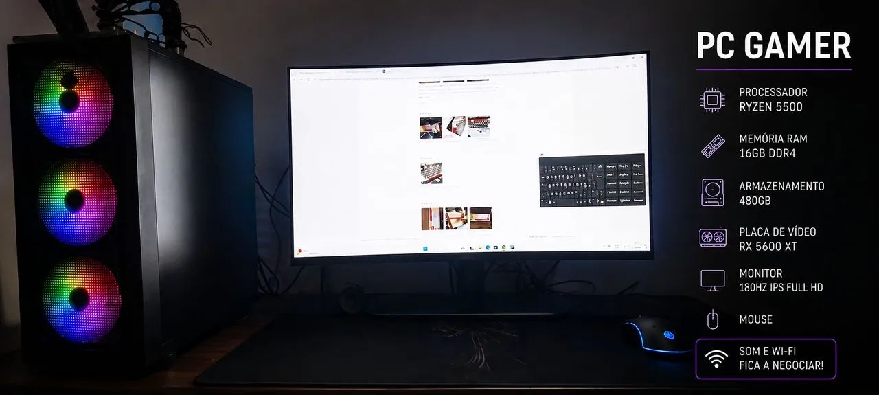 ?PC GAMER PERFEITO PARA ESTUDOS E JOGOS?
