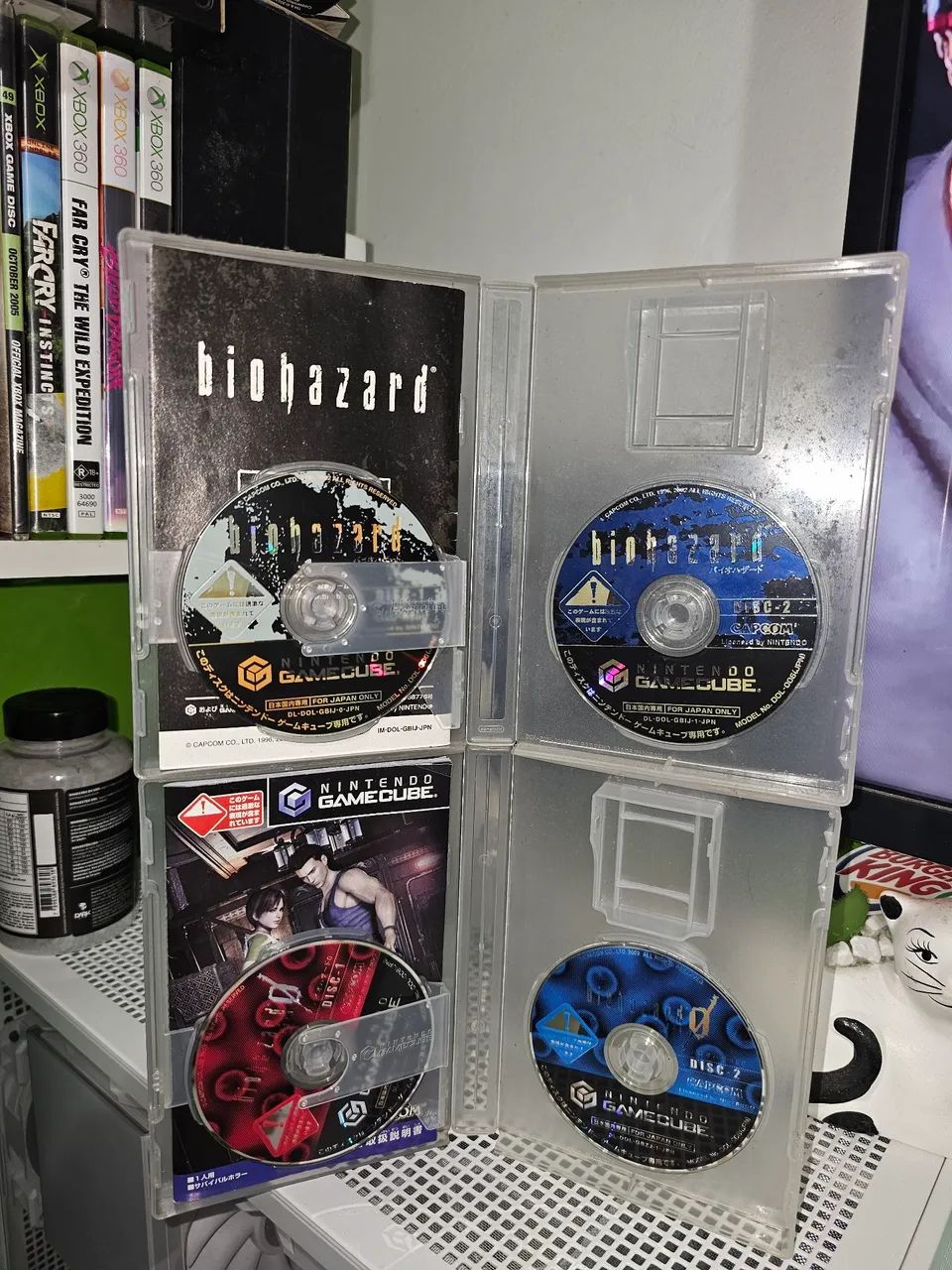 Resident evil 1 e Resident evil Zero Japonês Gamecube - Foto 3