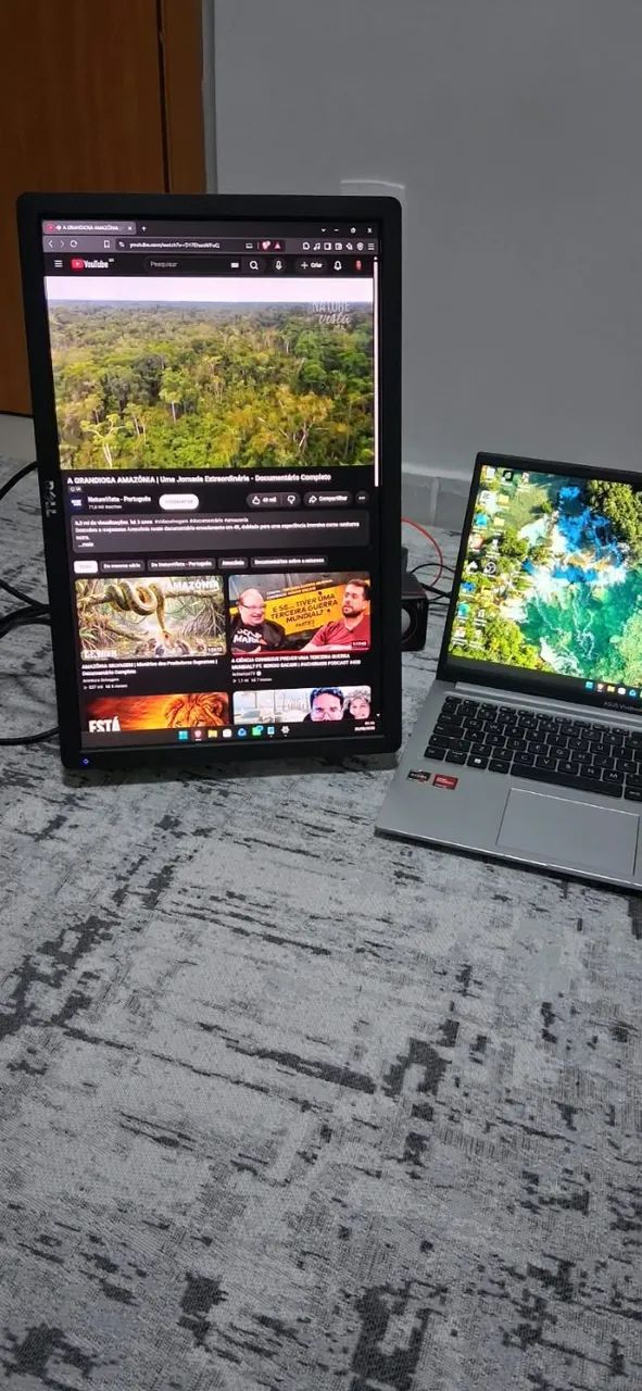 Monitor Dell P1913 19 polegadas com base ajustável e adaptador HDMI para VGA - Foto 5