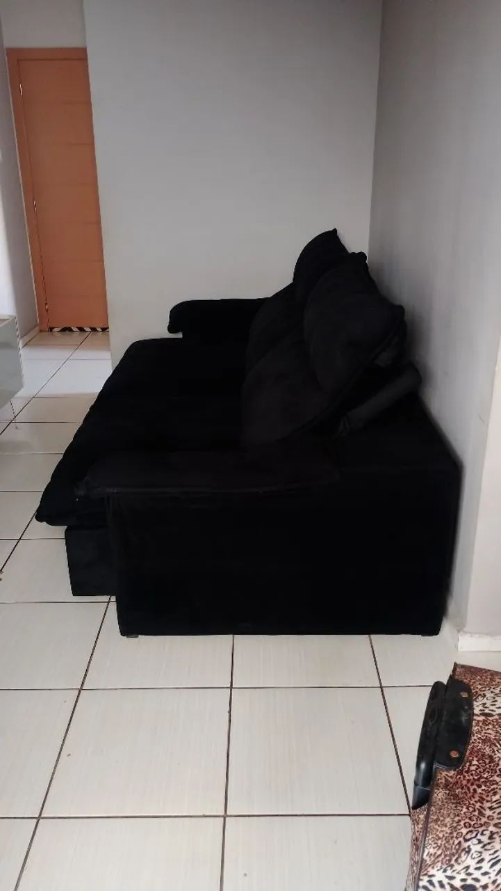 Sofá retrátil e rack  - Foto 4