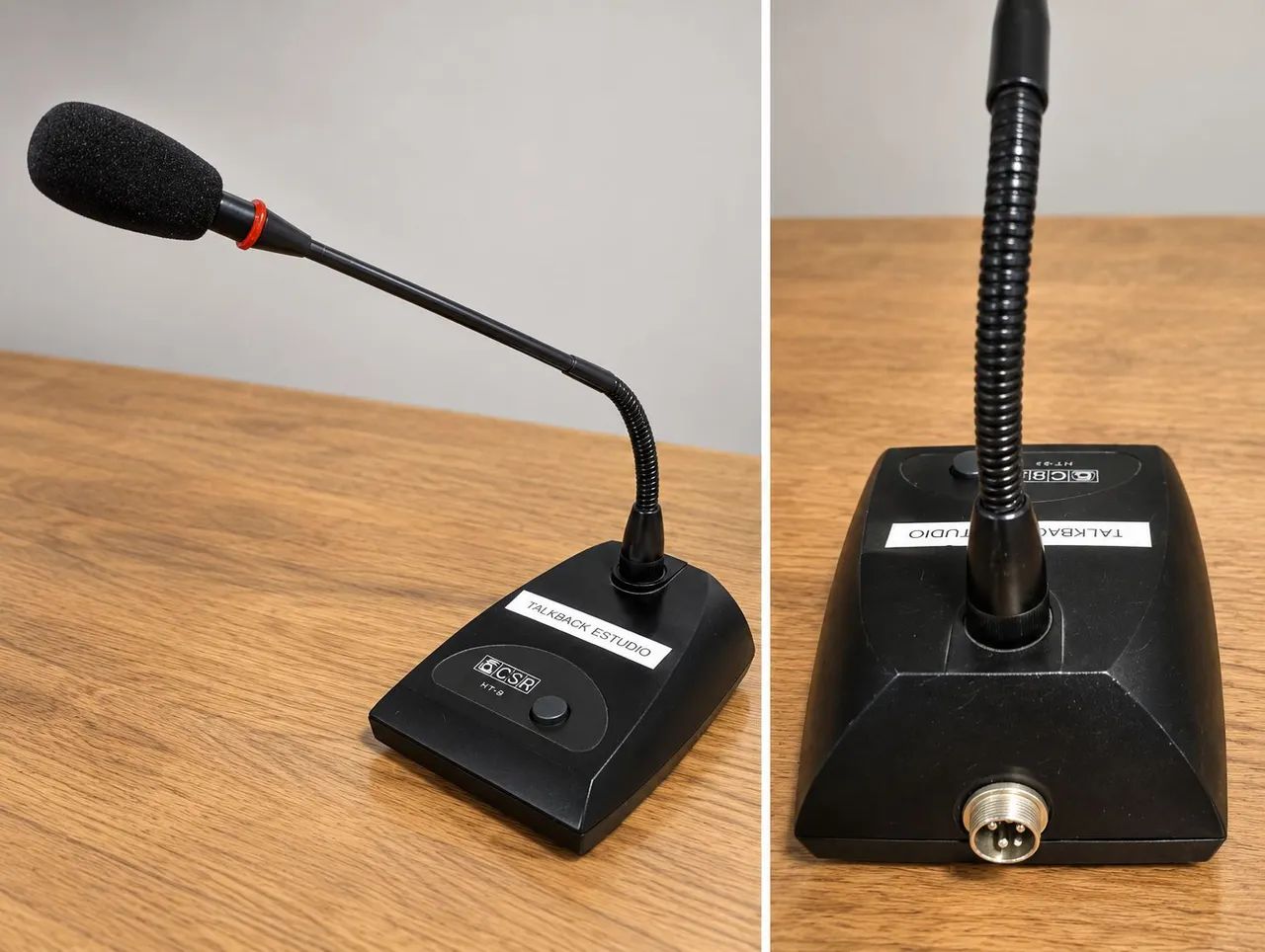 Microfone de Mesa Talkback CSR MT-43 Gooseneck