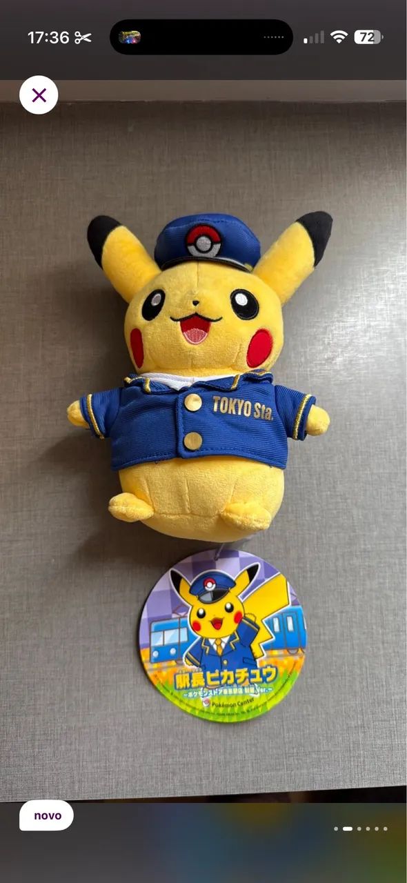 Pelúcia pikachu